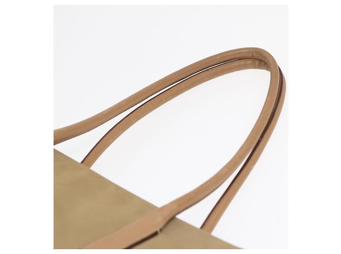 PRADA Tote Bag Nylon Beige Auth bs16845 - Ansicht 8
