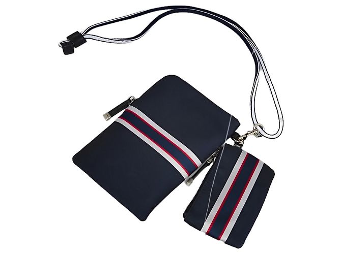 Borsa da viaggio Dior DiorAlps blu in corda - vista 4