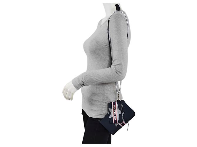 Borsa da viaggio Dior DiorAlps blu in corda - vista 7
