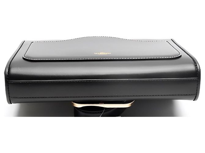 Borsa a tracolla Valentino Garavani Vlogo pelle nera Nero - vista 6