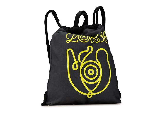 Borsa a corda Loewe Anagram Marrone Nero - vista 3