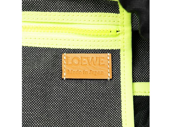 Borsa a corda Loewe Anagram Marrone Nero - vista 8