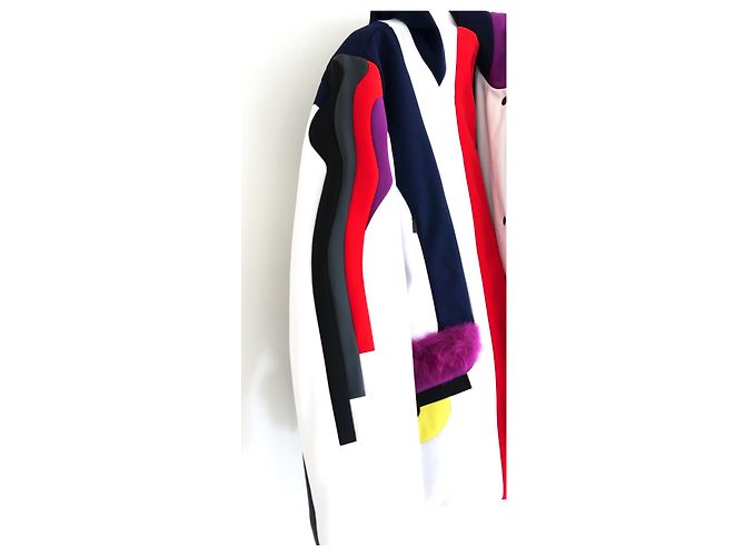 Giacca da sci Fendi Monster Eye Trim Multicolore - vista 11