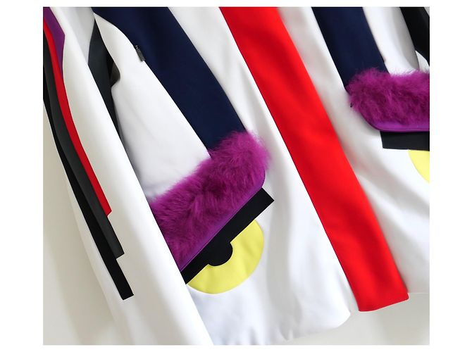 Giacca da sci Fendi Monster Eye Trim Multicolore - vista 2