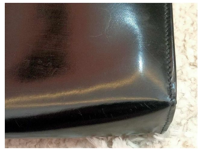 Borsa Furla in vernice nera Nero - vista 5