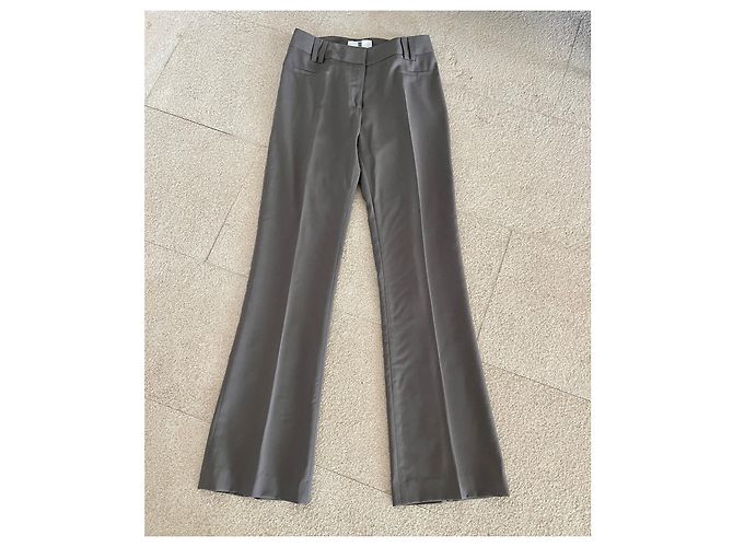 Taupe Hose Irene Van Ryb 100% Wolle Gr. 36 - Ansicht 2