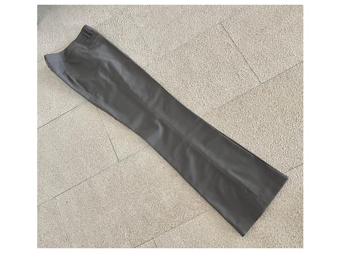 Taupe Hose Irene Van Ryb 100% Wolle Gr. 36 - Ansicht 3