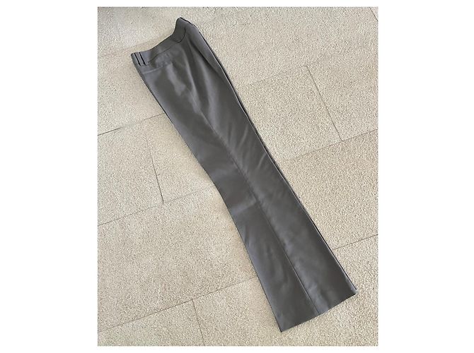 Taupe Hose Irene Van Ryb 100% Wolle Gr. 36 - Ansicht 4