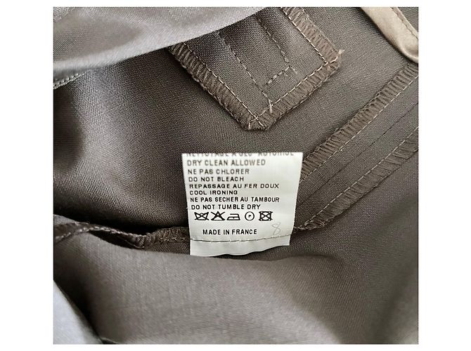 Taupe Hose Irene Van Ryb 100% Wolle Gr. 36 - Ansicht 6