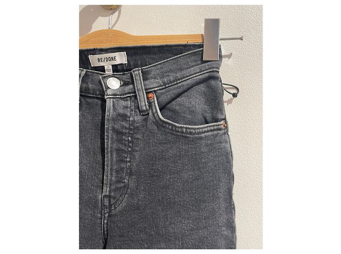 Jeans RE/DONE T.US 23 Cotone Nero - vista 3