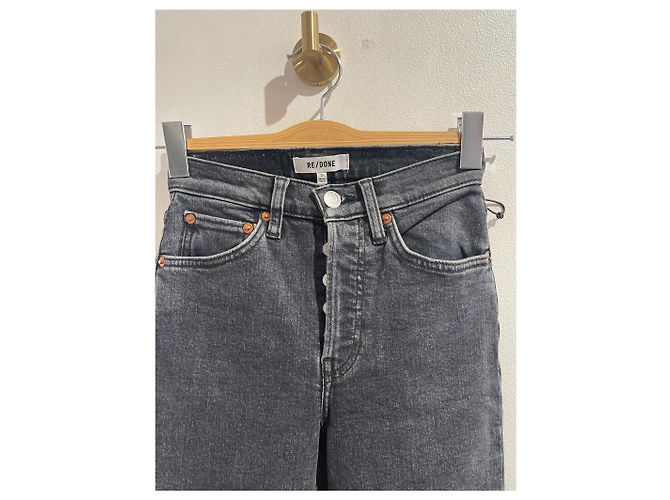 Jeans RE/DONE T.US 23 Cotone Nero - vista 4