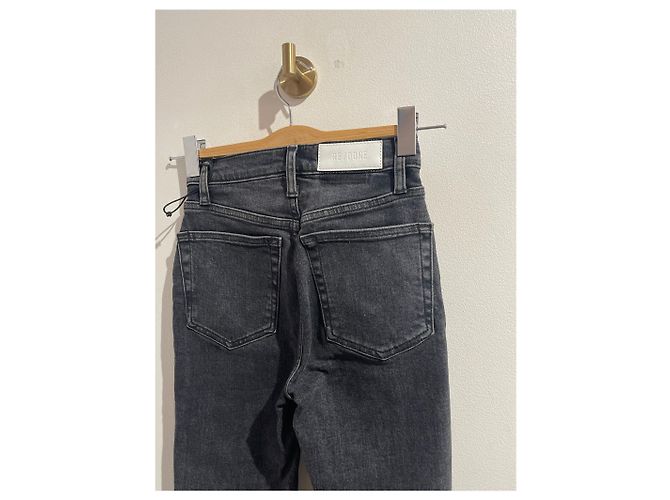 Jeans RE/DONE T.US 23 Cotone Nero - vista 7