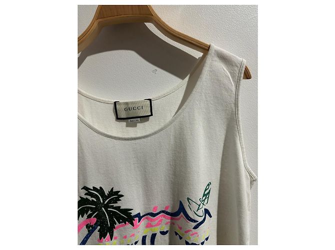 GUCCI Tops T.Internacional XS Algodón Blanco - vista 3