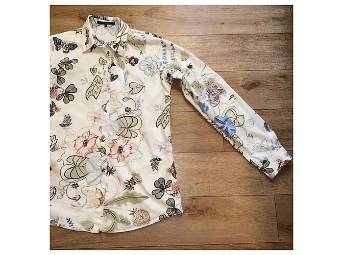 Gucci Seidentop in Weiß - Ansicht 6