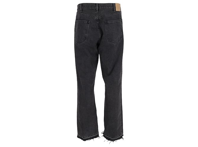 Céline Celine Wesley gerade Jeans aus schwarzer Baumwolle - Ansicht 3