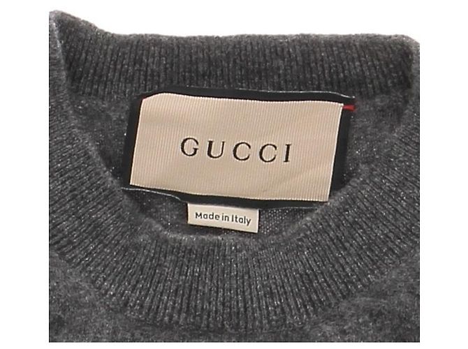 Gucci Strickwaren & Sweatshirts T.International M Kaschmir Grau - Ansicht 6