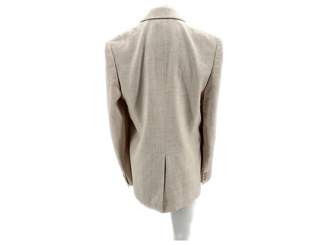 Stella Mc Cartney Stella McCartney Jacken T.FR 40 Viskose Beige - Ansicht 2