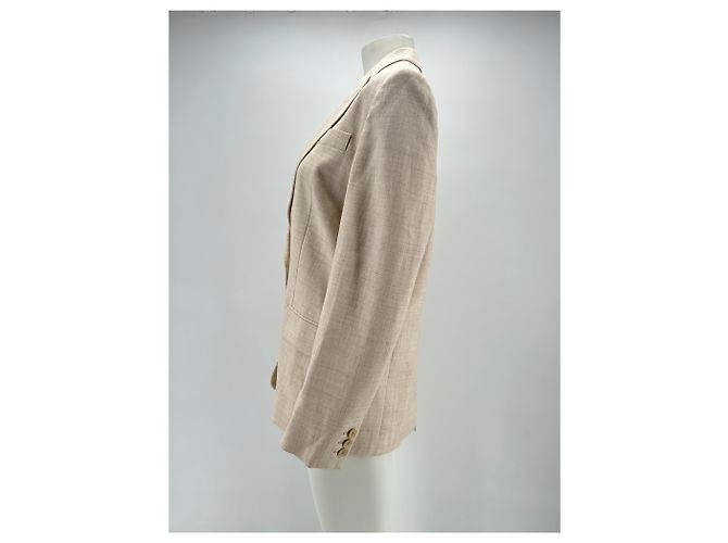 Stella Mc Cartney Stella McCartney Jacken T.FR 40 Viskose Beige - Ansicht 4