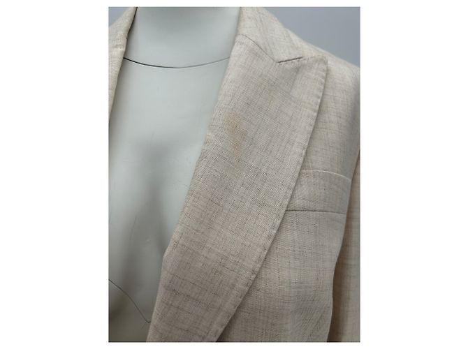 Stella Mc Cartney Stella McCartney Jacken T.FR 40 Viskose Beige - Ansicht 5