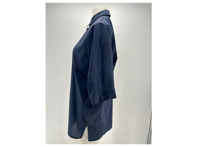 Autre Marque Mizuiro Ind supera a T.International M Cotton Azul marino - vista 4