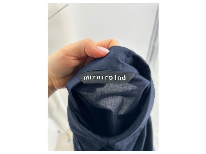 Autre Marque Mizuiro Ind supera a T.International M Cotton Azul marino - vista 5