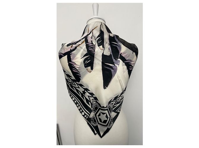 Sciarpa in seta multicolore Philipp Plein 96x96cm - vista 4