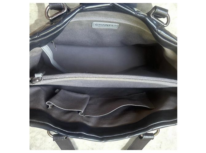 Borsa da shopping Boy CHANEL Blu navy - vista 12