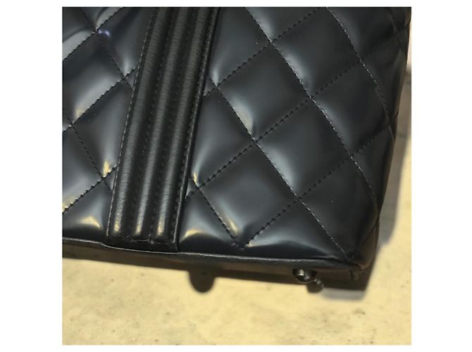 Borsa da shopping Boy CHANEL Blu navy - vista 16
