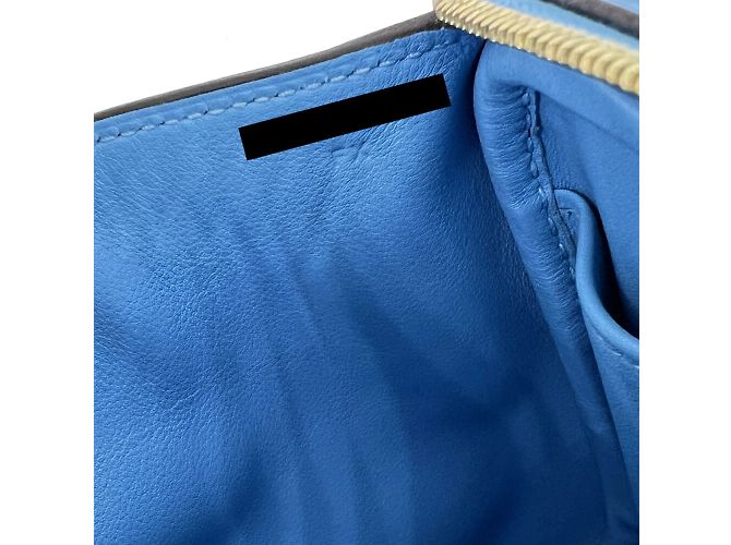 Hermès Borsa Hermes Lindy Swift Blue Azotic B Stamp 2023 Blu chiaro - vista 7