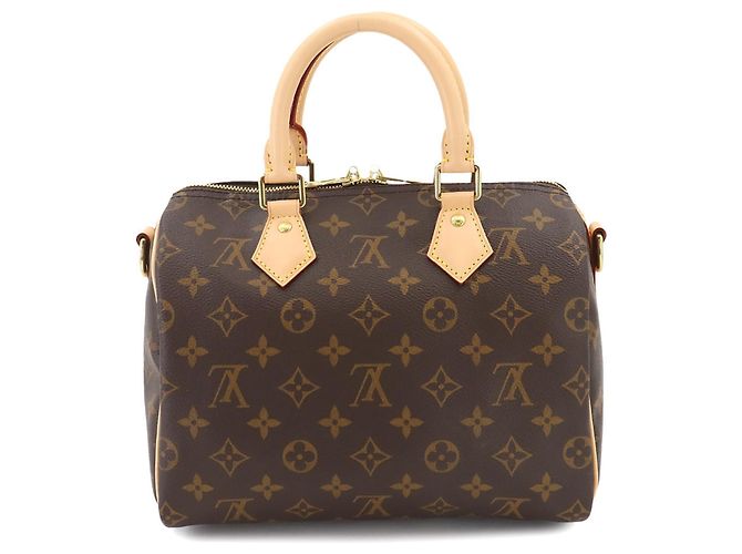 Sac à main Louis Vuitton Monogram Speedy Bandoulière 25 Marron Monogramme - vue 2