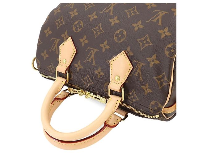 Sac à main Louis Vuitton Monogram Speedy Bandoulière 25 Marron Monogramme - vue 5
