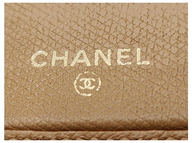 Beige lange Brieftasche Chanel - Ansicht 14