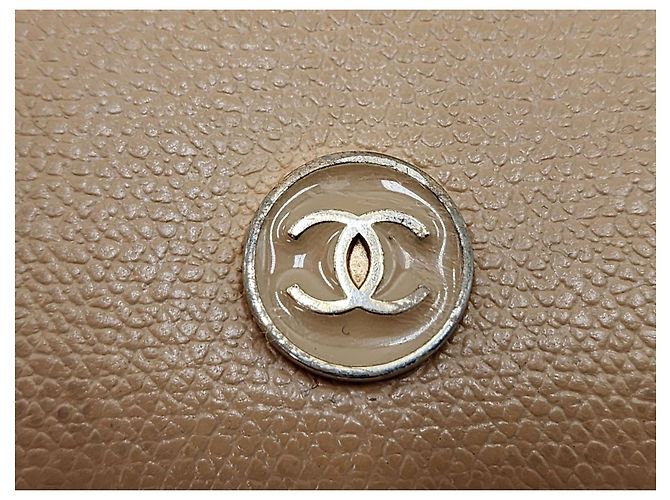 Beige lange Brieftasche Chanel - Ansicht 8