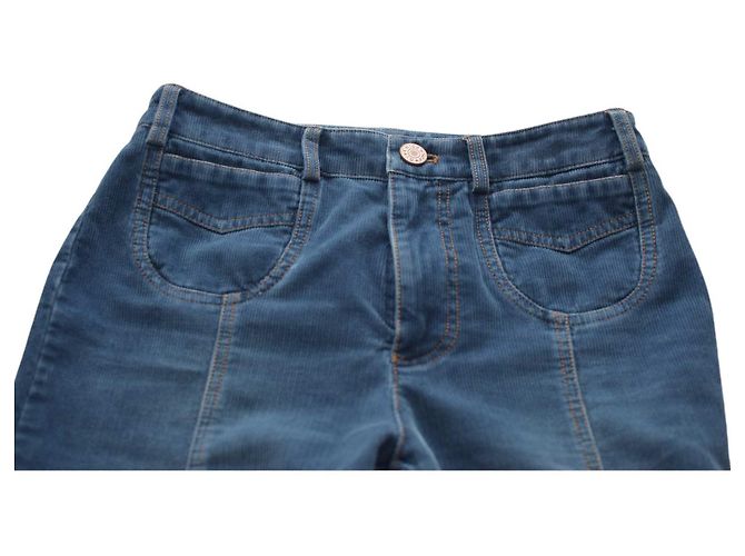 See by Chloé Pantalones de pana azul - vista 4