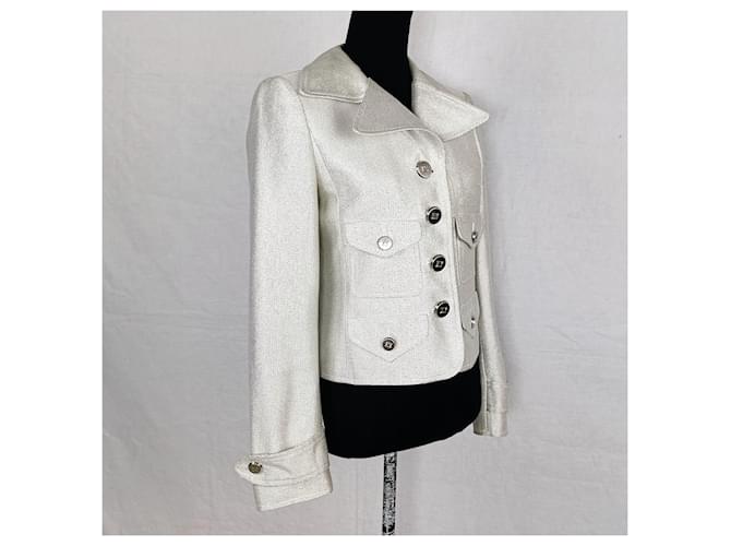 Escada giacca argento 1990s - vista 4