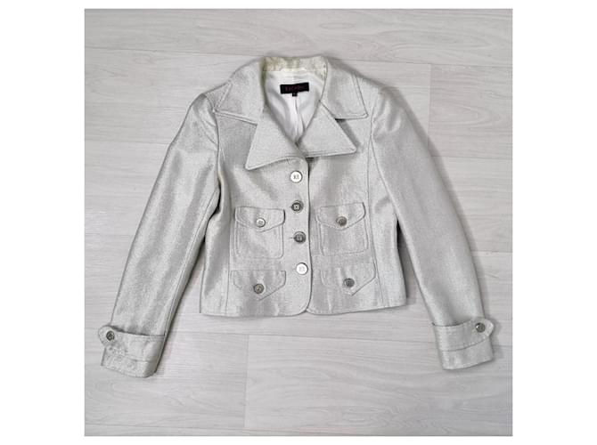 Escada giacca argento 1990s - vista 5