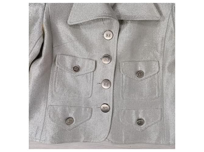 Escada giacca argento 1990s - vista 6