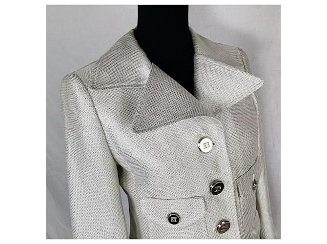 Escada giacca argento 1990s - vista 8