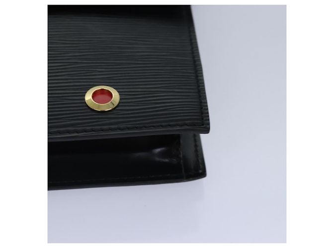 LOUIS VUITTON Borsa a Spalla Hublot Epi Nera Rossa M52557 LV Auth ep5278 Nero Rosso - vista 16