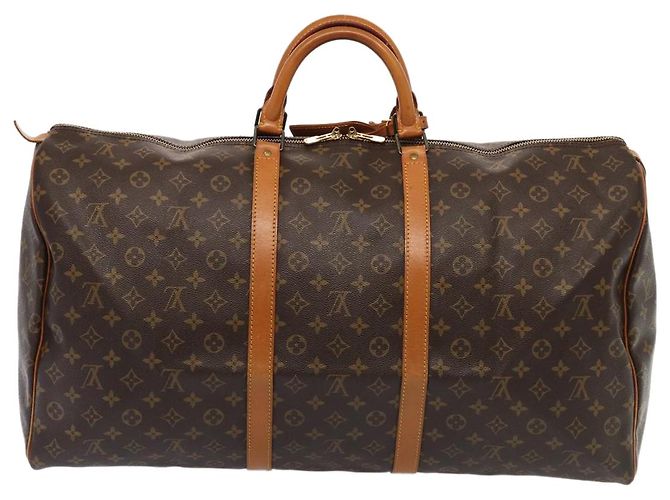 LOUIS VUITTON Monogram Keepall 60 Borsa Boston M41422 LV Auth 84255 Monogramma - vista 2