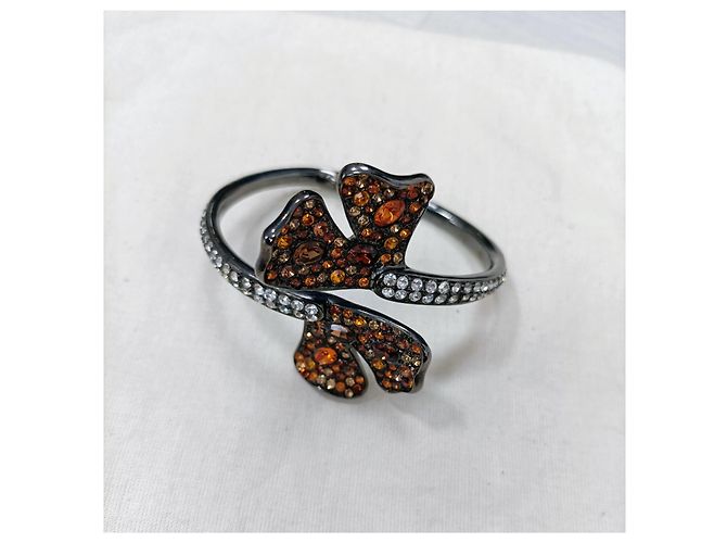 Kenneth Jay Lane bijoux vintage Bianco Multicolore Arancione - vista 3