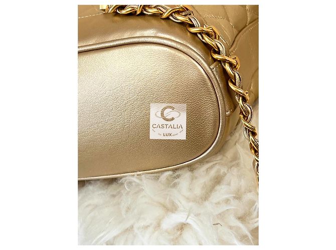 Chanel Zaino vintage super raro degli anni '90 D'oro - vista 15