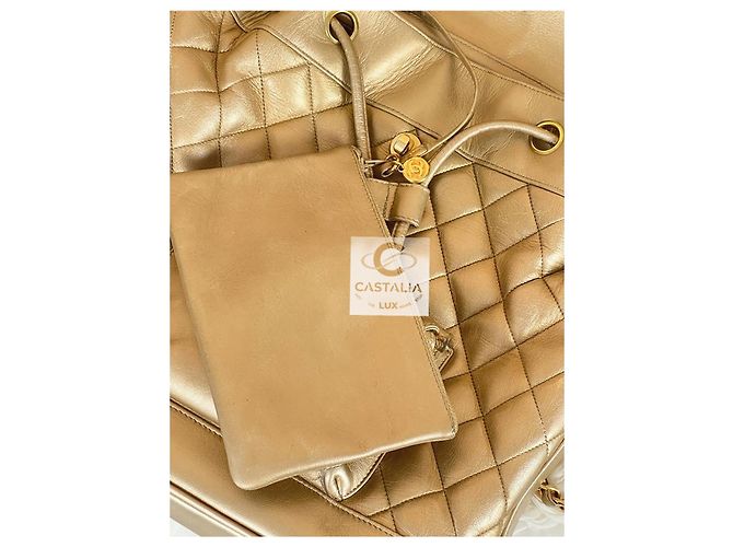 Chanel Zaino vintage super raro degli anni '90 D'oro - vista 8