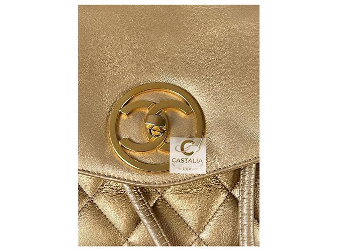 Chanel Zaino vintage super raro degli anni '90 D'oro - vista 9
