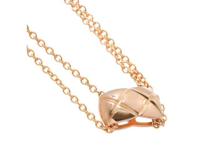 Collana Chanel Coco Crush in oro rosa - vista 3
