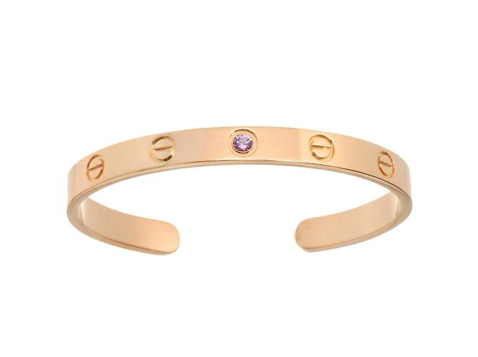 Bracciale Love Cartier in oro rosa - vista 2