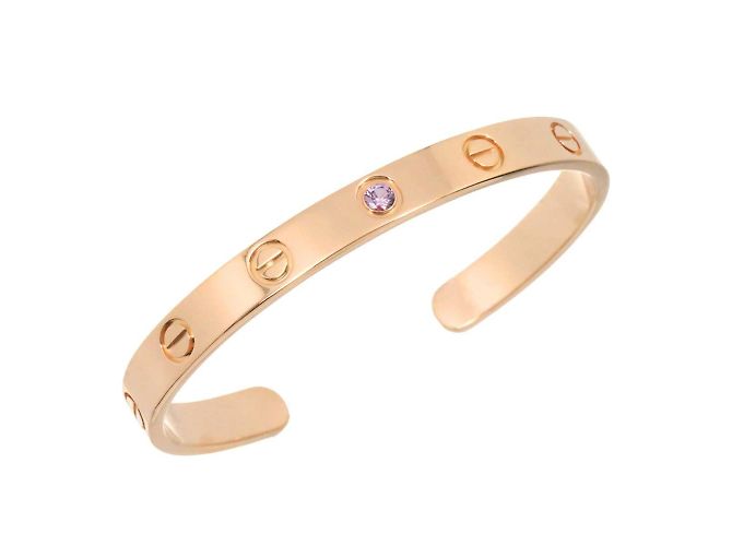Bracciale Love Cartier in oro rosa - vista 3