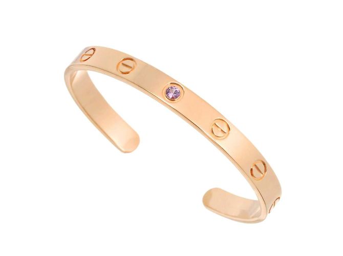 Bracciale Love Cartier in oro rosa - vista 4