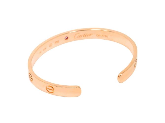 Bracciale Love Cartier in oro rosa - vista 5