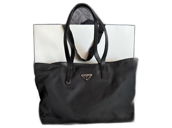 Prada Tessuto Nylon Handtasche Schwarz - Ansicht 2